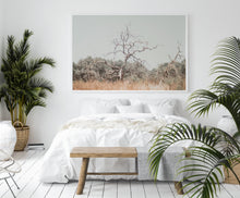Load image into Gallery viewer, Tree in a field print, printable wall art, Israel landscape, digital wall prints
