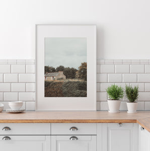 Small Village Print, Printable Wall Art, France Countryside Poster, Vintage, Wall Prints, Landscape Photography, Neutral Decor, Gallery Wall - prints-actually