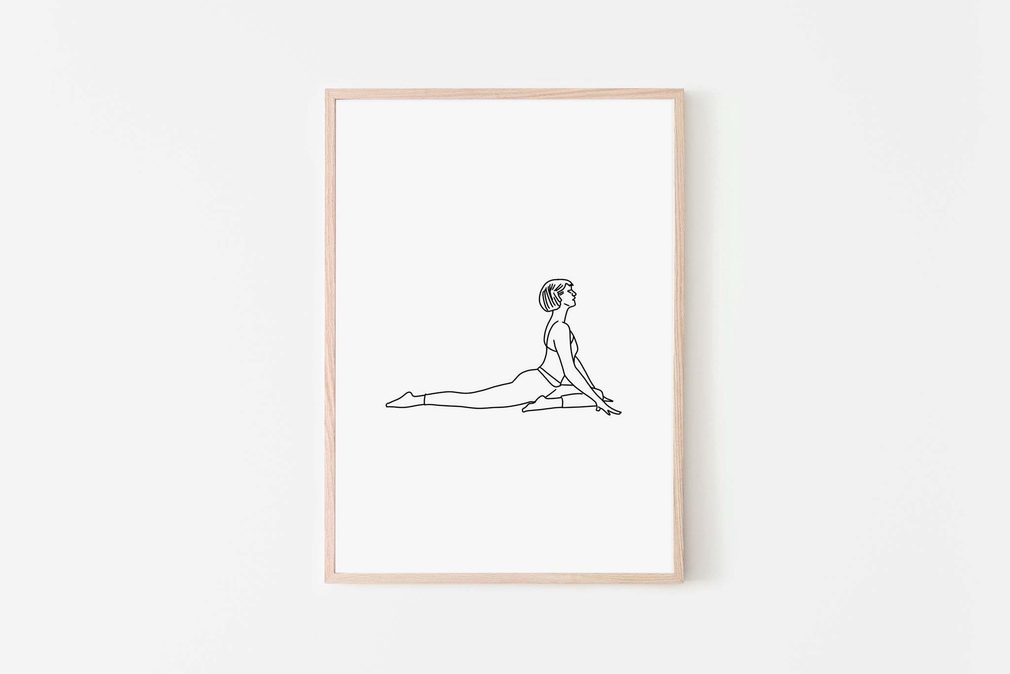 set of yoga poses line drawing isolated on... - Stock Illustration  [48963465] - PIXTA
